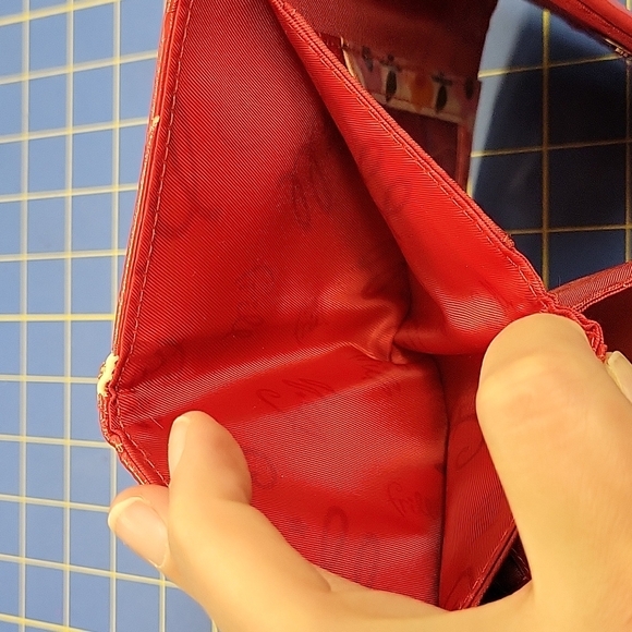 Vera Bradley Frill Pleather Wallet Floral 4 x 6 - Picture 7 of 12